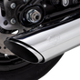 Vance & Hines Twin Slash Slip-On Muffler for Softail - Chrome 16750