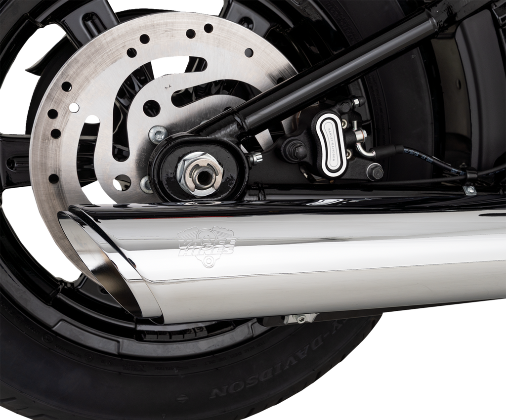 Vance & Hines Twin Slash Slip-On Muffler for Softail - Chrome 16750