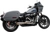 TRASK TM-5054 2-Into-1 Assault Exhaust System for Softail M8 - Stainless Steel