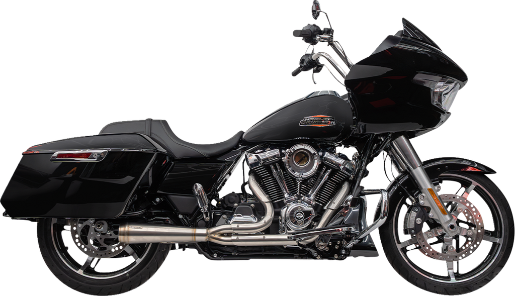TRASK TM-5011 2-into-1 Assault Exhaust System for Touring M8 - Stainless Steel