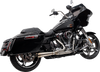 TRASK TM-5011 2-into-1 Assault Exhaust System for Touring M8 - Stainless Steel