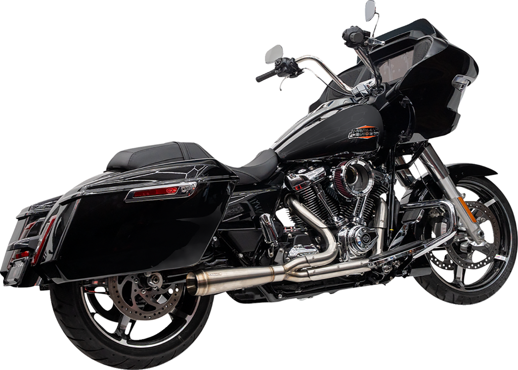TRASK TM-5011 2-into-1 Assault Exhaust System for Touring M8 - Stainless Steel