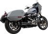 TRASK TM-5054BK 2-into-1 Assault Exhaust System for Harley Softail M8 - Black Finish