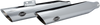 S&S Cycle Slash-Cut Race Slip-On Mufflers, Chrome, for FLFB, Part 550-0736
