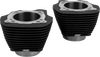 S&S CYCLE 910-1006A Bolt-On Cylinder Set for M8 Engines, Black Unhoned
