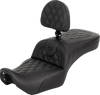 SADDLEMEN RoadSofa™ Seat with Backrest – RH975 '22-'25 – Part Number 822-11-182BR