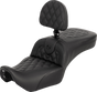 SADDLEMEN RoadSofa™ Seat with Backrest – RH975 '22-'25 – Part Number 822-11-182BR