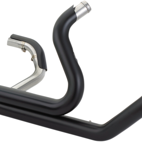 S&S Cycle Power Tune® Dual Headers, Black Ceramic, Part Number 550-0705