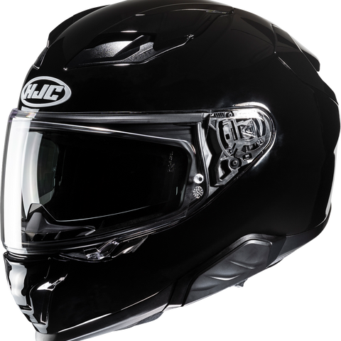 HJC F71 Solid Black Helmet with Smart Bluetooth System and Advanced Features - Extra Large