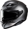 HJC F71 Helmet Solid Semi-Flat Black Titanium Large with Smart Bluetooth System