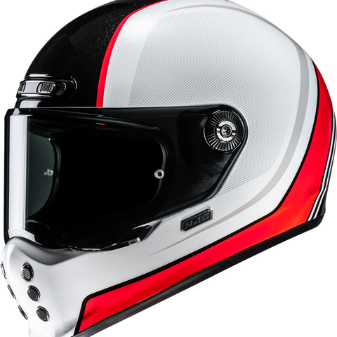 HJC V10 Helmet Hodu MC1 2XL FA45NUS8701V – Lightweight Fiberglass Shell with Advanced Safety Features