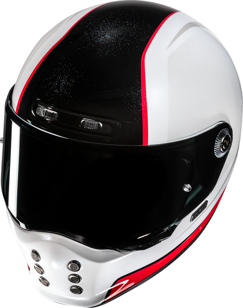 HJC V10 Helmet Hodu MC1 2XL FA45NUS8701V – Lightweight Fiberglass Shell with Advanced Safety Features