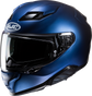 HJC F71 Helmet Solid Semi-Flat Metallic Blue Small with Smart Bluetooth System
