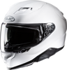 HJC F71 Helmet Solid White XL - Lightweight Fiberglass Shell with Smart Bluetooth System