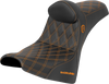 SADDLEMEN Pro Series SDC Performance Seat with Backrest for FXBB/FXST (2018-2025) - Orange Stitch, Gripper, and Lumbar Support