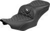 SADDLEMEN Roadsofa™ Seat without Backrest for FLH/FLT 2023-2025 by SADDLEMEN Part 823-07-21006