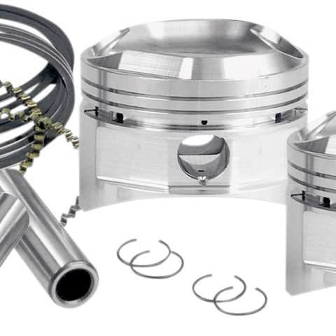 S&S Cycle Piston Kit for Super Stock Heads, Part Number 92-1062