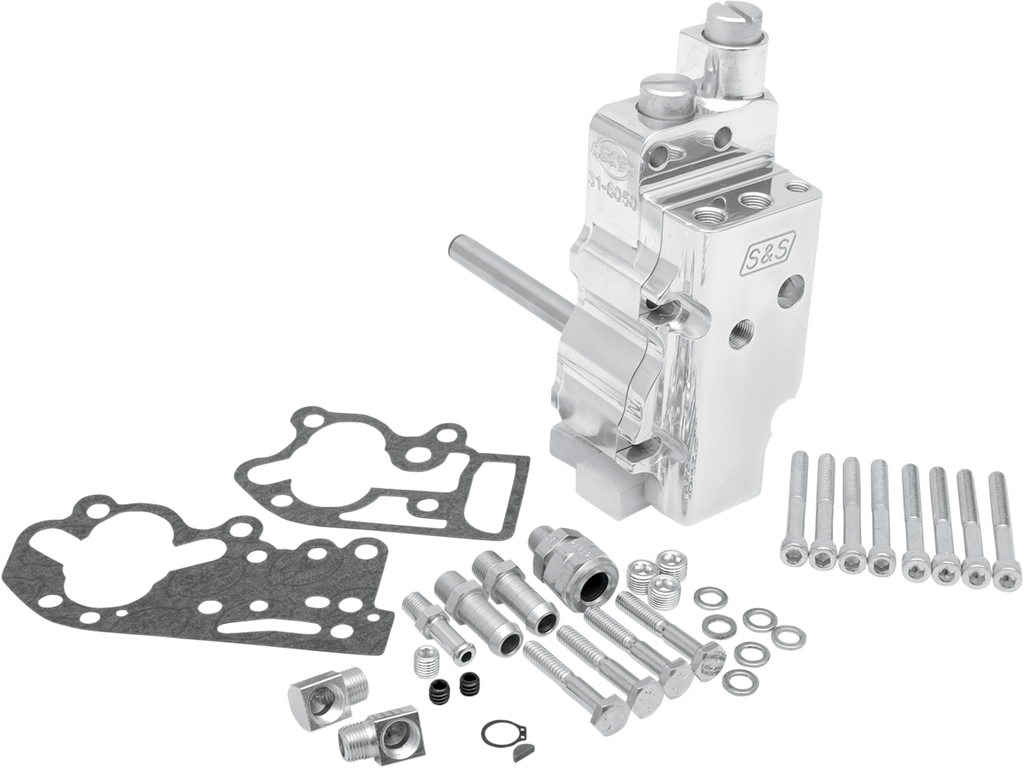 S&S Cycle Billet Oil Pump with Cover, 31-6203