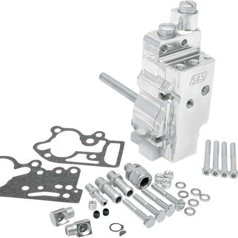 S&S Cycle Billet Oil Pump with Cover, 31-6203