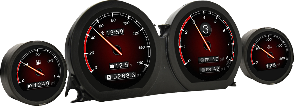 KOSO North America HD-03X TFT Gauge Set for Harley-Davidson BA064930