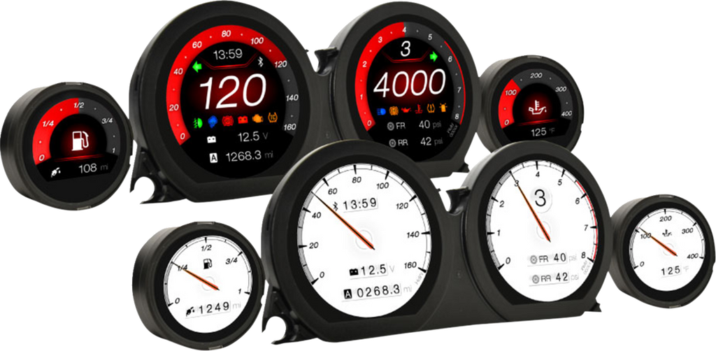 KOSO North America HD-03X TFT Gauge Set for Harley-Davidson BA064930