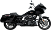 TRASK 2-Into-1 BMF Exhaust System for Harley-Davidson M8, Black, TM-5765BK