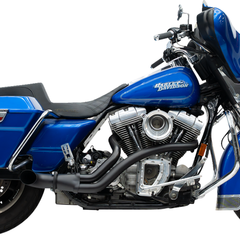 Trask 2-Into-1 BMF Exhaust System for Twin Cam, Black - TM-5745BK