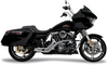 TRASK TM-5765CH 2-into-1 BMF Exhaust System for M8 - Chrome