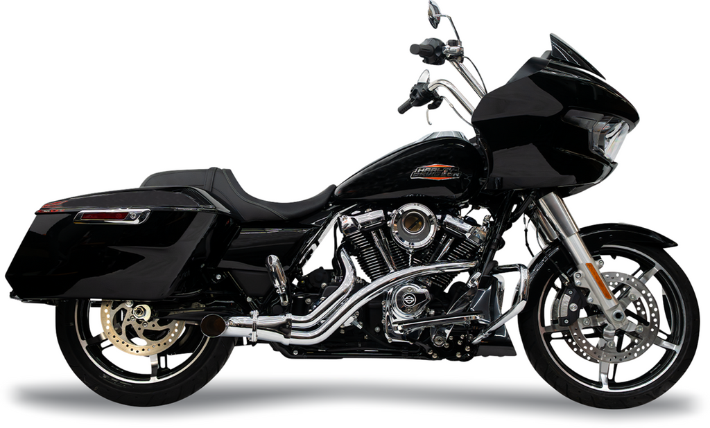 TRASK TM-5765CH 2-into-1 BMF Exhaust System for M8 - Chrome
