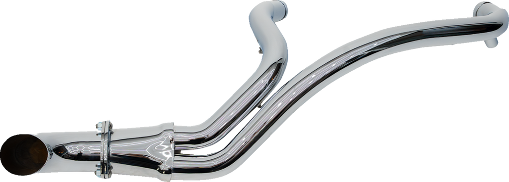 TRASK TM-5765CH 2-into-1 BMF Exhaust System for M8 - Chrome