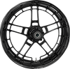 Arlen Ness Flatline Front/Rear 18x5.5 Inch Black Rim - Part 330-026