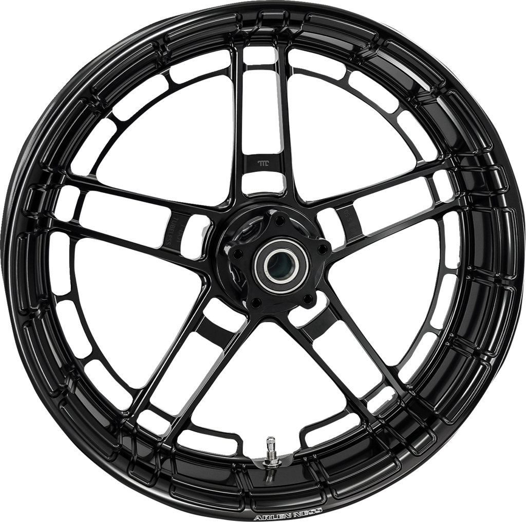 Arlen Ness Flatline Front/Rear 18x5.5 Inch Black Rim - Part 330-026