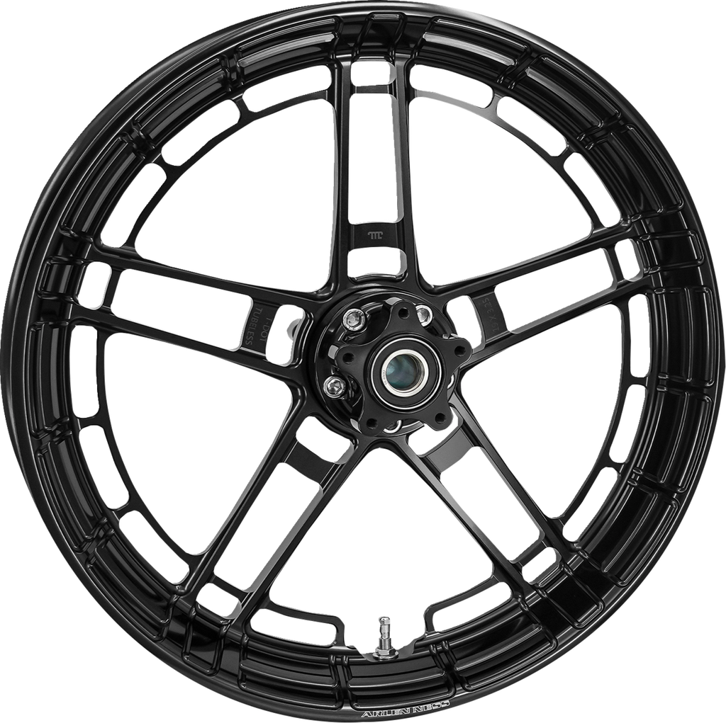Arlen Ness Flatline Front Rim - Black - 19x3.25 - Part 330-027