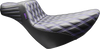 LE PERA Tailwhip Daddy Long Legs Seat - Double Diamond Purple Stitch for FL/FX 2018-2026 LYR-580DLDD-P01