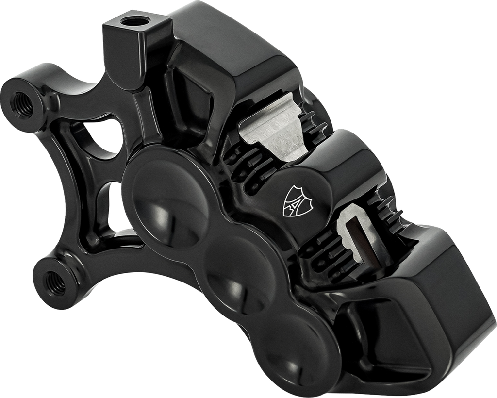 Arlen Ness 320-100 Monoblock Axial Brake Caliper, Left, Black