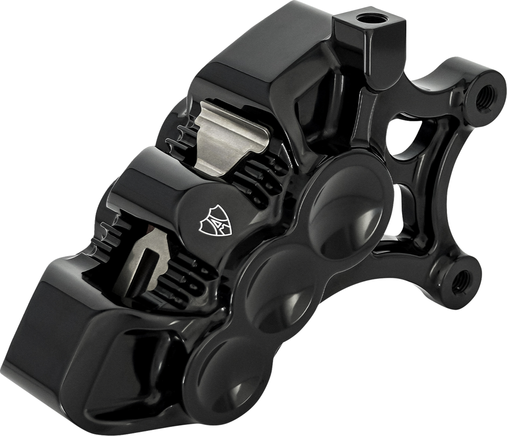 Arlen Ness 320-102 Monoblock Axial Brake Caliper, Right-Side Black Finish