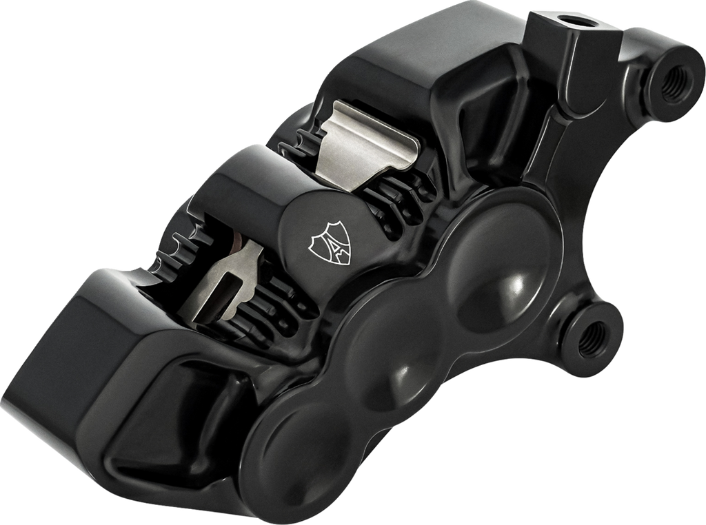 Arlen Ness 320-106 Monoblock Axial Brake Caliper, Right, Black