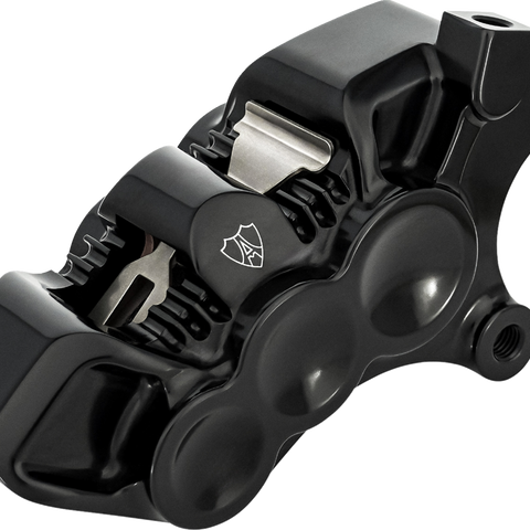 Arlen Ness 320-106 Monoblock Axial Brake Caliper, Right, Black