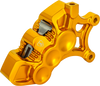 Arlen Ness Monoblock Axial Brake Caliper, Right-Hand, Gold, Part Number 320-112