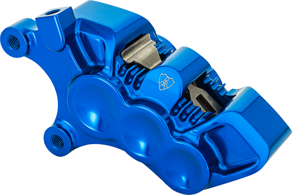 Arlen Ness 320-114 Monoblock Axial Brake Caliper, Left, Blue