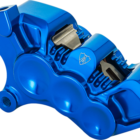 Arlen Ness 320-114 Monoblock Axial Brake Caliper, Left, Blue