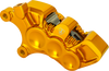 Arlen Ness 320-115 Monoblock Axial Brake Caliper, Left, Gold