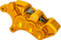 Arlen Ness 320-115 Monoblock Axial Brake Caliper, Left, Gold