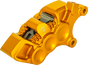 Arlen Ness 320-118 Monoblock Axial Brake Caliper, Right-Side Gold