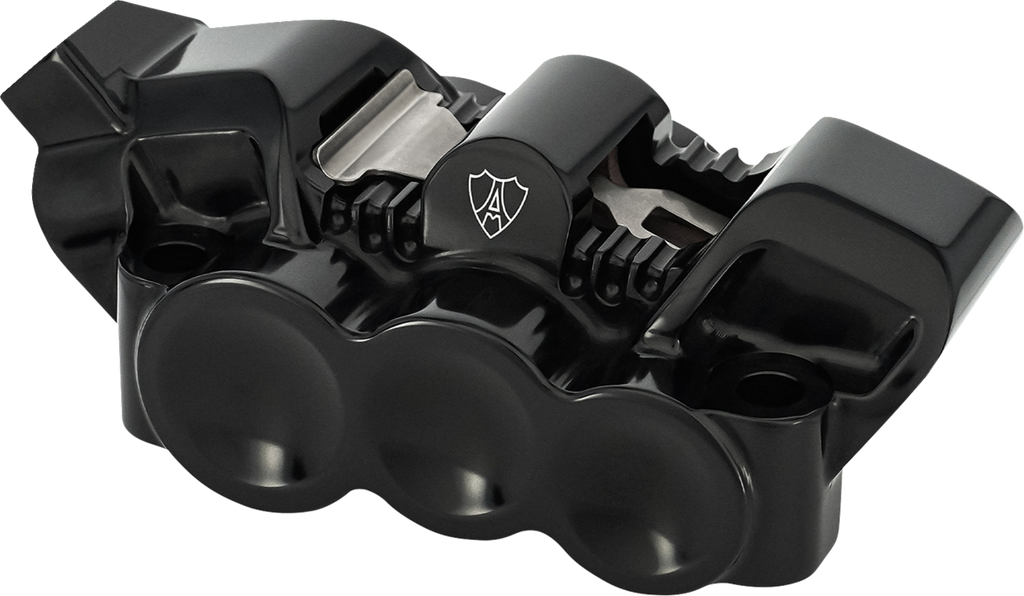 Arlen Ness Monoblock Radial Brake Caliper 320-130, Left-Side, Black