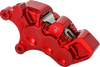 Arlen Ness Monoblock Axial Brake Caliper, Left-Side Red, Part Number 320-116