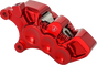 Arlen Ness Monoblock Axial Brake Caliper, Left-Side Red, Part Number 320-116