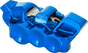 Arlen Ness 320-134 Monoblock Radial Brake Caliper, Left Side, Blue