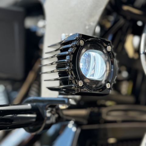 CUSTOM DYNAMICS Harley-Davidson SD-FOG-1W White/Clear Fog Light Pair