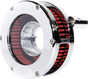 FEULING PARTS BA Slim Air Cleaner Kit - Chrome/Clear for '93-'99 EVO Big Twin 5468-S